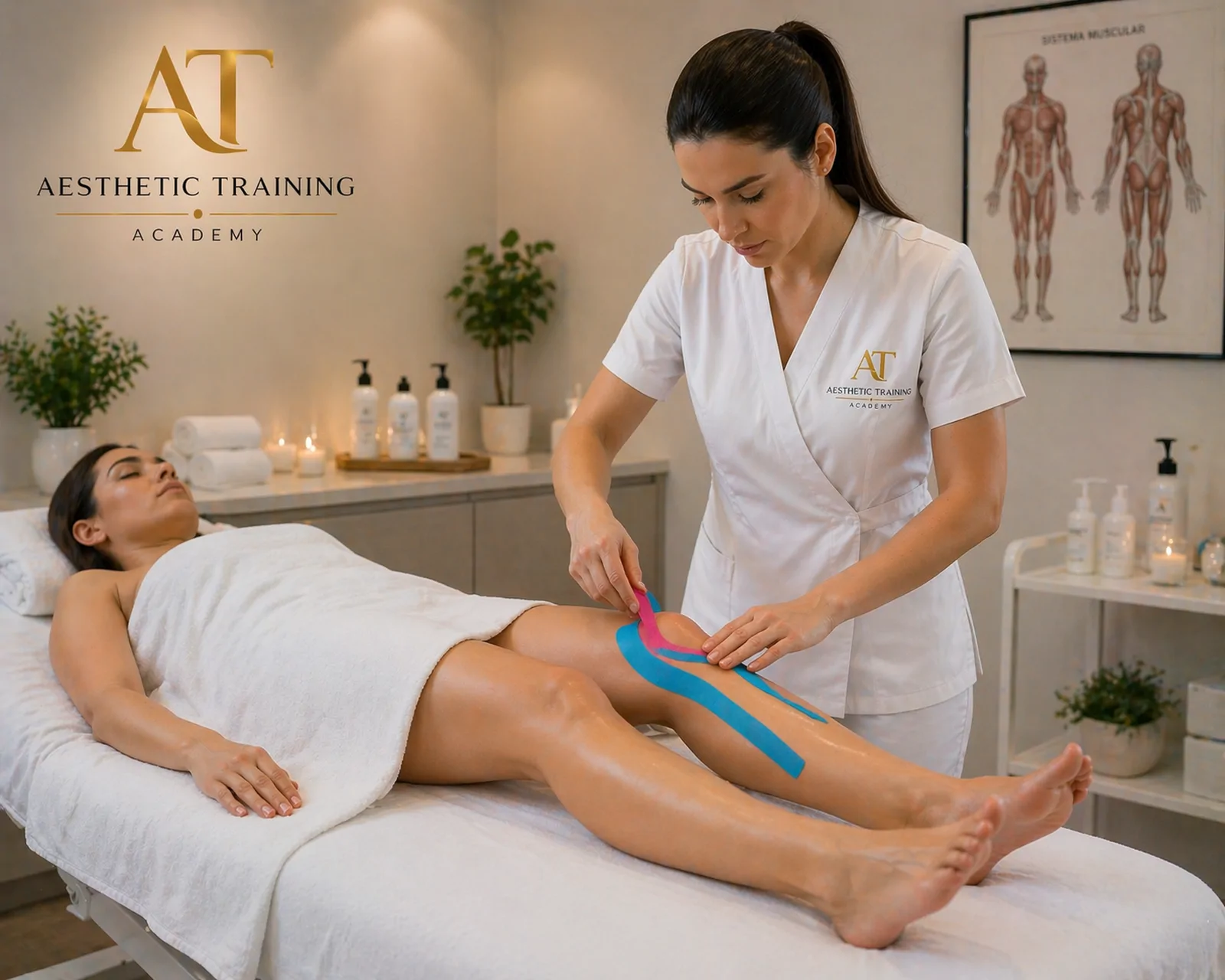 Kinesio Taping — curso na Aesthetic Training Academy