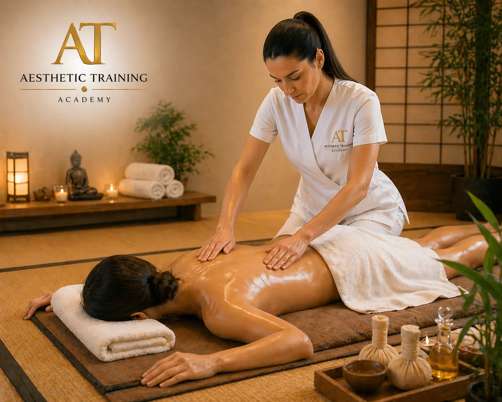 Massagem Ayurvédica — curso na Aesthetic Training Academy