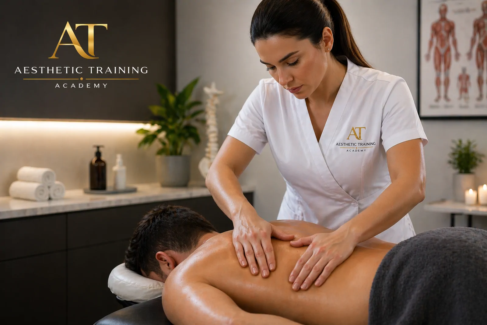 Massagem Desportiva — curso na Aesthetic Training Academy