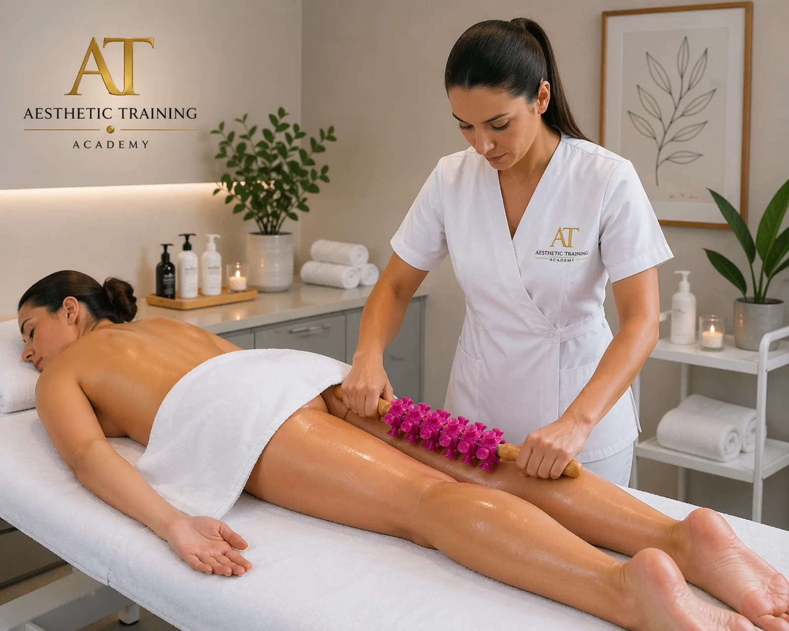 Massagem Turbinada — curso na Aesthetic Training Academy
