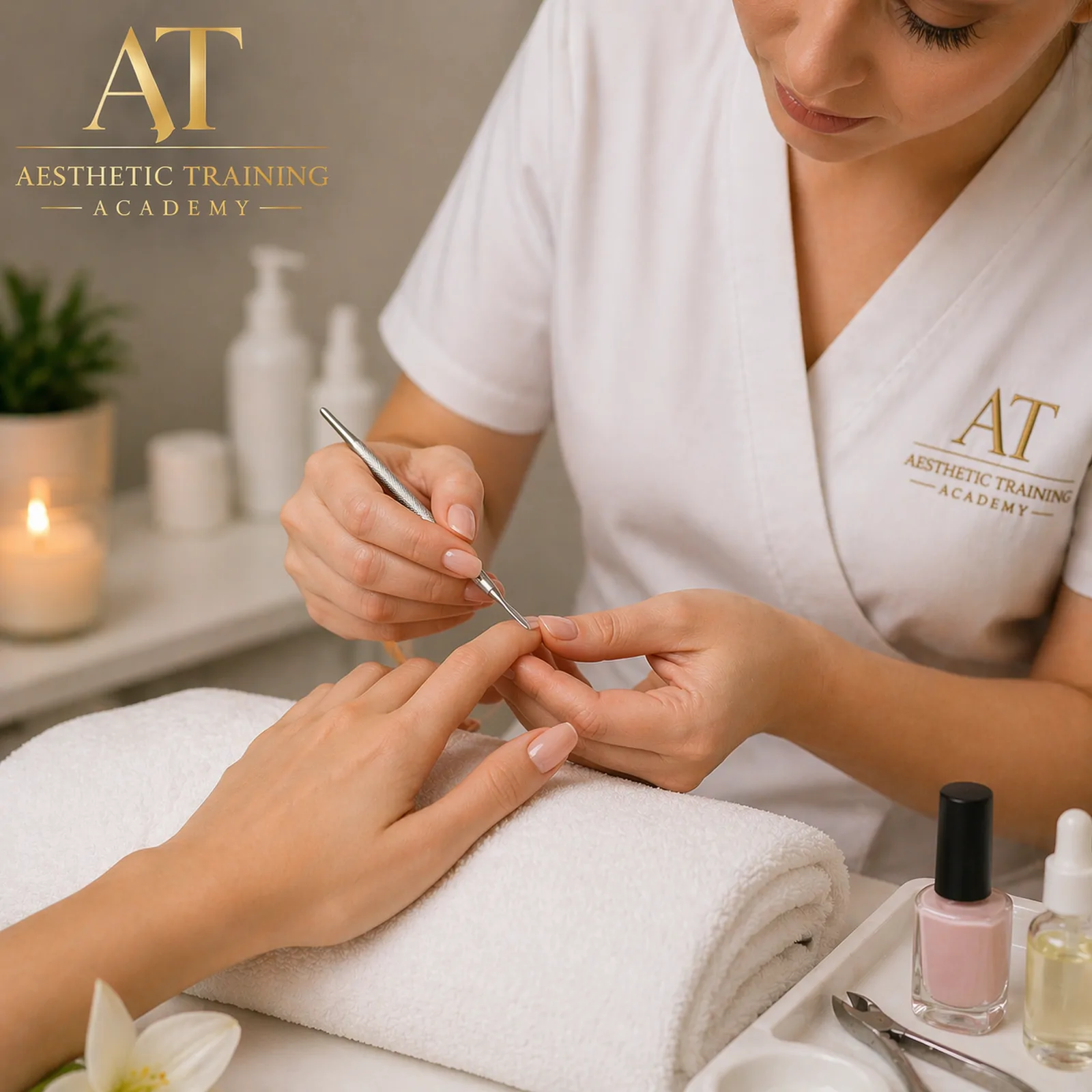 Curso de Manicura e Pedicura — curso na Aesthetic Training Academy