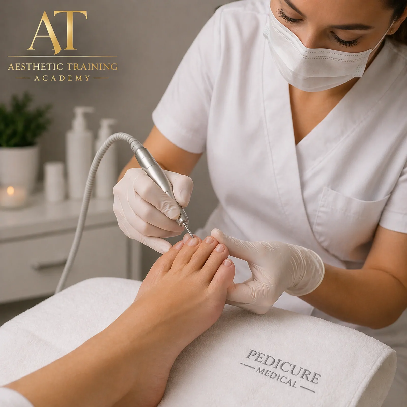 Pedicura Medical (Curso de Calista) + Laser Podológico — curso na Aesthetic Training Academy