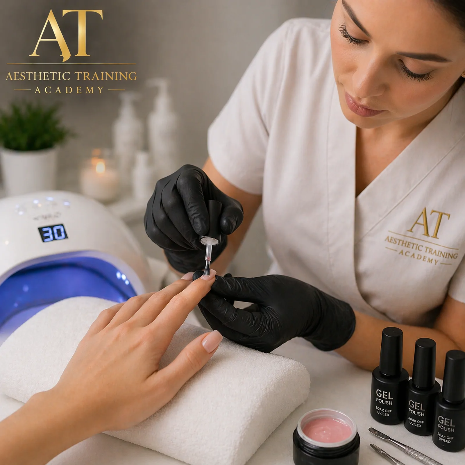 Unhas de Gel — curso na Aesthetic Training Academy